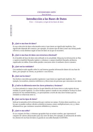 Foro Introduccion Bases De Datos Gabriela Baquero (1)