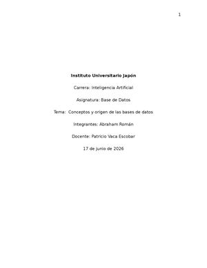 Base De Datos