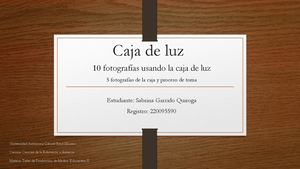 Caja De Luz 2 Sabrina Garrido Quiroga