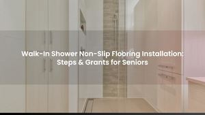 Walk-In Shower Non-Slip Flooring Installation: Steps & Grants for Seniors