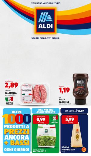 Volantino Aldi Dal 13 Al 19 Luglio 2026