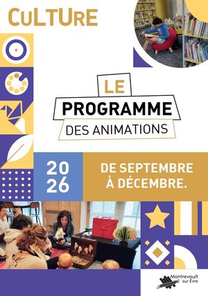Programme des animations culturelles