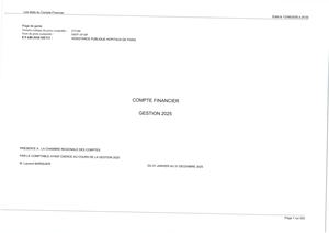 Compte Financier 2025 Signé AP-HP