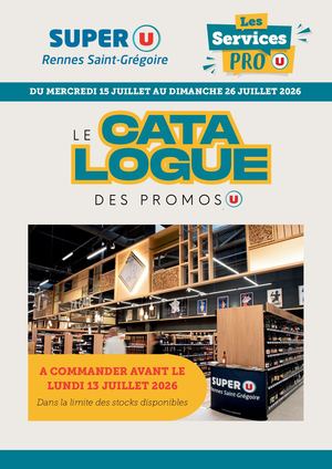 CATALOGUE DES PROMOS 15/07 au 26/07