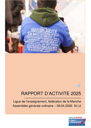 RAPPORT D'ACTIVITE 2025 - LaLigue50
