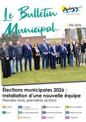 2026 Bulletin Municipal Aubigny Juillet