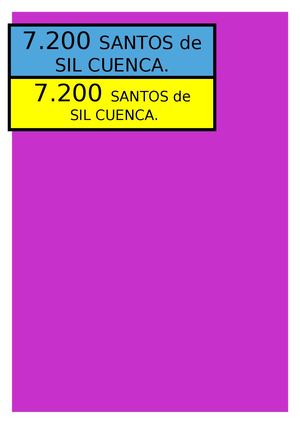 7200 Santos De Sil Cuenca