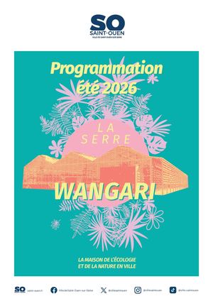 Programmation Serre Wangari été 2026