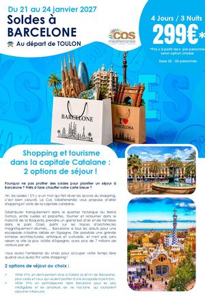 SOLDES BARCELONE 210127