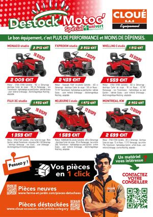 Offres Univert - Destock Motoc 2026