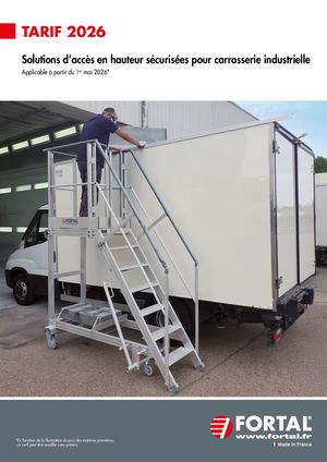 Tarif 2026 Maintenance Carrosserie Industrielle