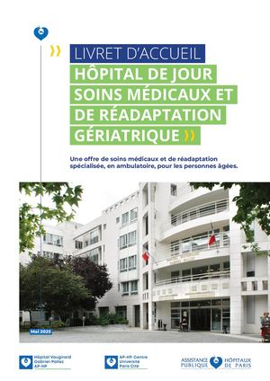 Livret D'accueil Hdj Smr Gériatrie 2025