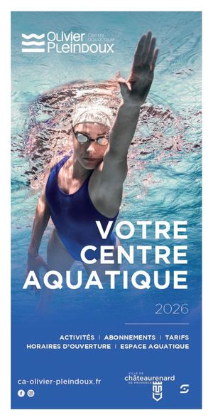 Centre aquatique Olivier Pleindoux - horaires/activités/tarifs
