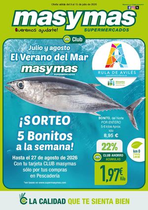 Oferta válida del 9 al 15 de julio de 2026