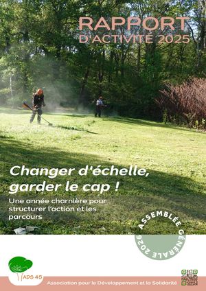 Ads45 Magazine Rapport d'activité 2025 Assemblée générale 2026
