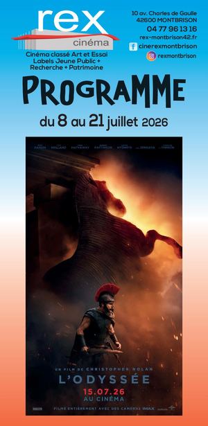 Programme Rex du 08/07 au 21/07