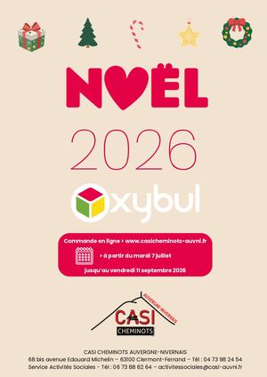 Catalogue Noël 2026 - CASI Auvergne Nivernais