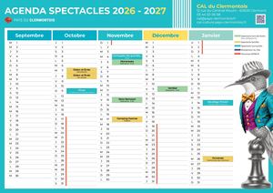 Calendrier des spectacles 26-27
