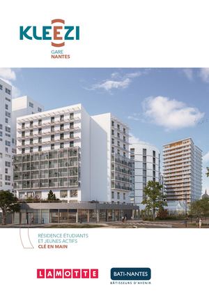 KLEEZI | Gare à Nantes (44) - Résidence étudiants et jeunes actifs – Lamotte