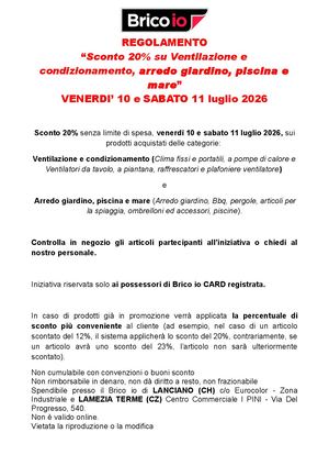 Reg 10e11 Luglio_LANCIANOeLAMEZIA_ Sconto Clima Giardino Mare Lanciano