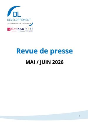 Revue de presse - MAI/JUIN 2026