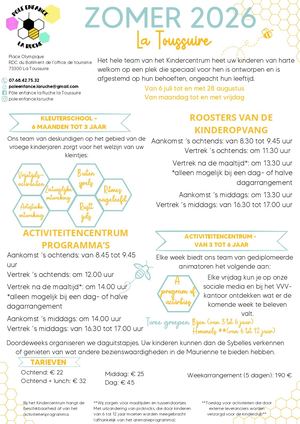 La Ruche - Zomer 2026