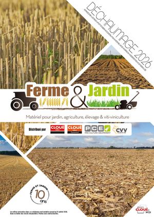 Catalogue Déchaumage 2026 Ferm&Jardin Groupe Cloué