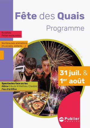 Programme Fête des quais 2026