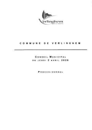 Procès-Verbal conseil municipal 02/04/2026
