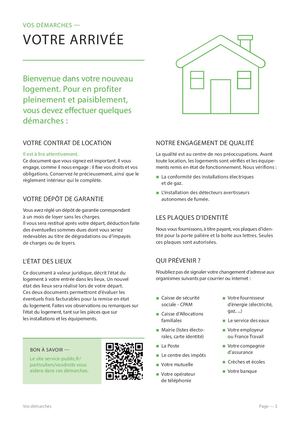 Livret Du Locataire Votre Arrivée