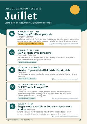 Agenda Culturel Juillet Août 2026