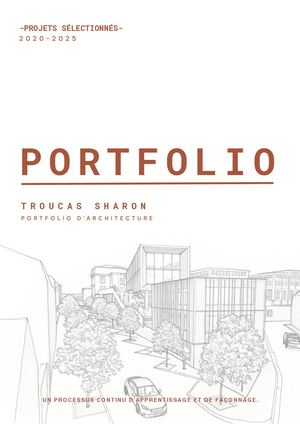 Portfolio d’Architecture Sharon Troucas