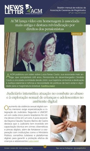 Boletim bimestral de notícias da Associação Cearense de Magistrados
