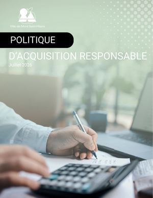 Politique d'acquisition responsable