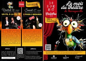 Dépliant le mois du théâtre 2026