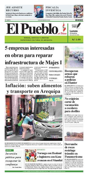 2026 07 06 Diario El Pueblo Aqp