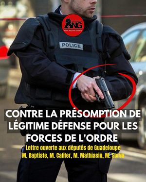 Lettre Ouverte Député Présomption