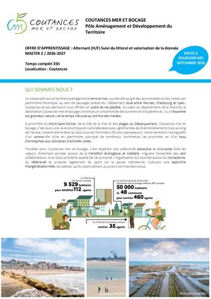 Un(e) Alternant(e) Génie Littoral