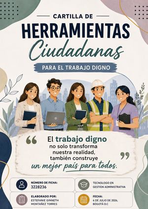 Cartilla De Herramientas Ciudadanas Para El Trabajo Digno