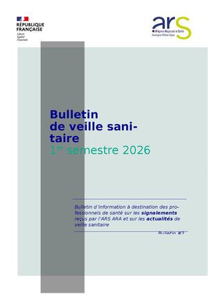 Bulletin Veille Sanitaire ARS (1er semestre 2026)