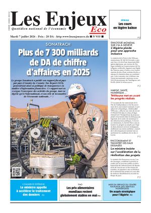 LES ENJEUX ECO N°935