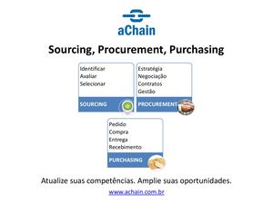 ???? Sourcing, Procurement, Purchasing | inscrições abertas!