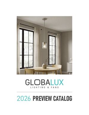 GlobaLux Light & Fans - 2026 Preview Catalog