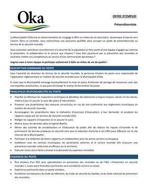 2026-07-06 2026 Préventionniste