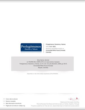 Teoria Del Conflicto