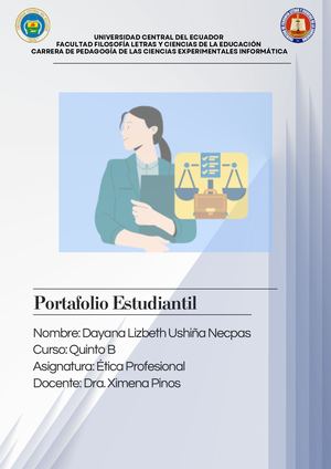Portafolio Ética Profesional