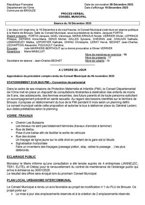 Séance Du 16 Décembre 2025