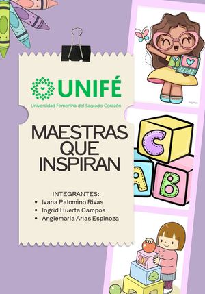 Maestras que inspiran