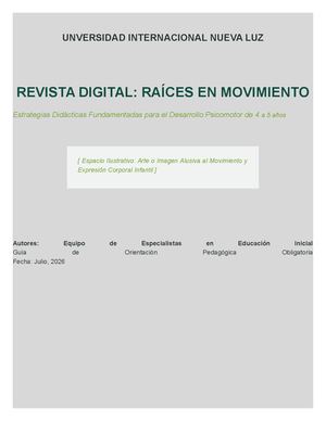 Revista Digital Raices En Movimiento