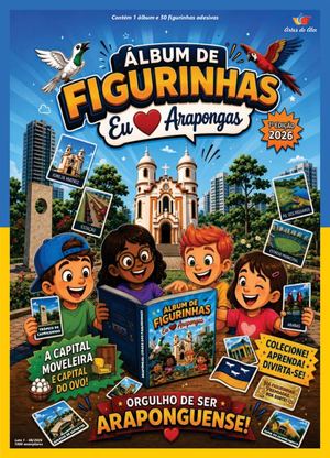 Álbum Figurinhas Eu Amo Arapongas
